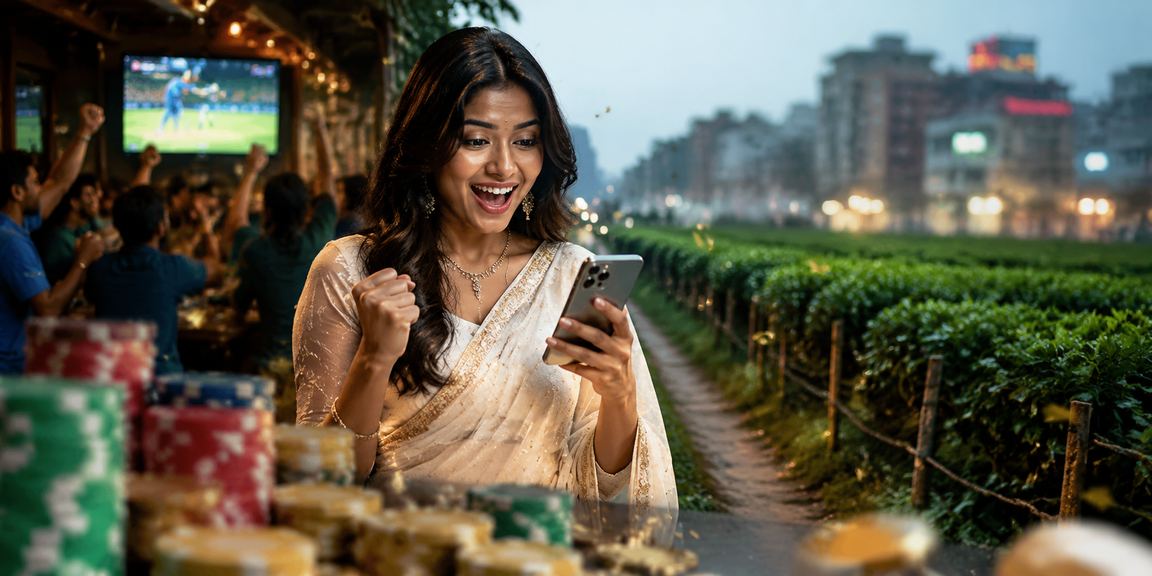 নারায়ণগঞ্জে শাড়ি পরা নারী 1883 গেম প্ল্যাটফর্মে অংশগ্রহণ করছেন
