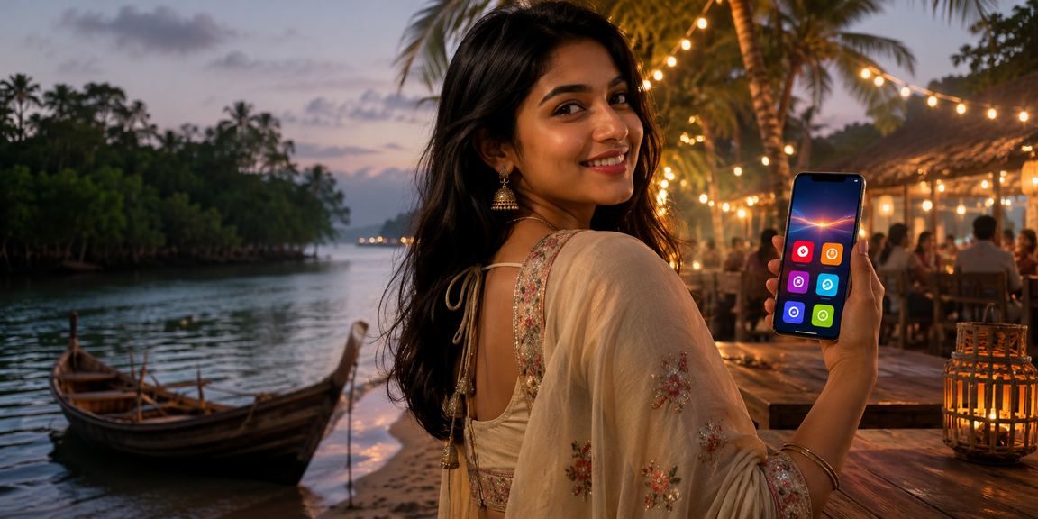 সিলেটের চা-বাগানে 1883 প্ল্যাটফর্মে মোবাইলে পেমেন্ট করছেন একজন বাংলাদেশি ব্যবহারকারী